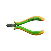 E-robur - Pince coupante diagonale coupe rase long 115mm, entrepassée, manches bimatière. (241002)