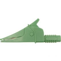 Cliff - Croc Clip Pince crocodile de sécurité enfichable 4 mm cat iii 1000 v vert