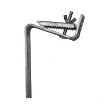 Pince crocodile pour tuile, avec boulons