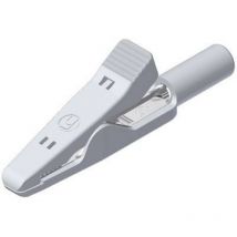 Pince Crocodile Sks Hirschmann Ma 1 Enfichable 2 Mm Cat I Blanc 930317807