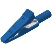 Sks Hirschmann - pince crocodile ma 1 enfichable 2 mm cat i bleu 930317802