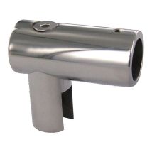 Pince d'extrémité orientable 45° - Modèle : Rond - Pour tube de section : Ø19 mm Adler