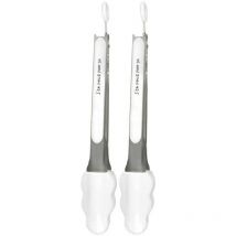 Pince de cuisine en silicone coloré (Lot de 2)