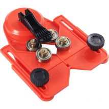 Jusch - Pince de guidage pour scie cloche, base à ventouse avec trous de refroidissement par eau