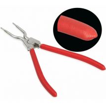 TONCHEAN Pince de serrage,Pince de retrait de ressort pour machine à laver LG et Samsung (rouge)