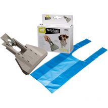 Pinza Ecologica Nippy Ferplast Raccogli Feci del Cane con 24 Sacchetti Igienici