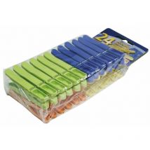 Pince à linge plastique ergonomique - incassable - anti-uv 80 24