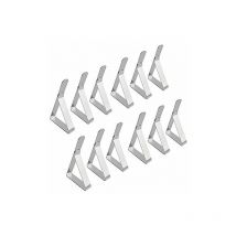 Modou - Pince Nappe Inoxydable, 12 Pièces Pinces pour Nappe de Table, Pince Nappe Clip Exterieur Ajustable, Attache Nappe Jardin pour la Maison, la