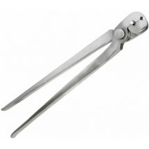 Pince à ongles en acier satiné à tête plate