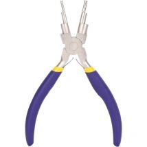 Pince, pince à bijoux à nez rond en acier au carbone outil à main multifonctionnel pour la fabrication de bijoux