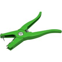 Forehill - Pince pour étiquettes d'oreille pour bovins et ovins pince à poinçonner pour étiquettes d'oreille verte pince pour étiquettes d'oreille