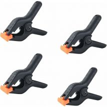 Pince à Ressort en Nylon, 4 Pièces, Large Plage de Serrage (75mm)