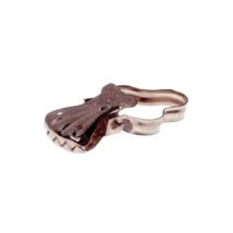 Pince coulissante marron pour rideau A.562 CF100 pz