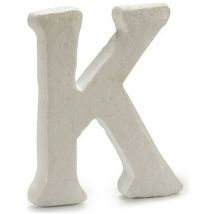 Pincello S3607130 Buchstabe K Styropor, Verschiedene Materialien, Mehrfarbig, Einheitsgröße