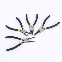 Start - Pinces à circlips 4 pièces ensemble de pinces à circlips intérieurs et extérieurs quatre-en-un permettant d'économiser du travail, outil de