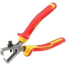 Stanley - Pince À Dénuder - 170 Mm - Isolée 1000v - Tête Chromée Et Inoxydable 0-84-010