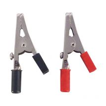 Sodistart - Pinces crocodiles tôle - 5 rouges, 5 noires 04128