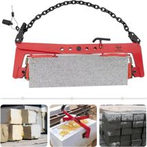 Pinces de Levage, 500kg Pince de Levage en Pierre, Ouverture du mandrin 33-70cm, pour Soulever du Bois, Planches et Palettes en Bois, Robuste et