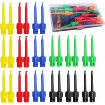 Pinces de mesure 30 pièces, pointes de mesure, pince de test de fil multimètre, mini jeu de sondes de test électroniques, pour outil de réparation,