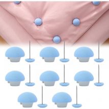 Pinces pour couette, pinces pour housse de couette, pinces de fixation antidérapantes pour couette, motif champignon avec boutons, pour housses de
