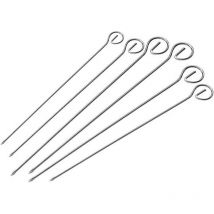Pincho coc 35CM brochetas inox Fackelmann 6 pz
