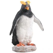 Pinguino crestato in resina In piedi