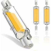 R7S LED-Lampe, 78 mm, dimmbar, 10 w, R7S COB-LED-Lampen, R7S led, 78 mm, hohes Licht, warmweiß 3000 k, R7S LED-Lampe 1000 lm, 360°-Strahlbeleuchtung,