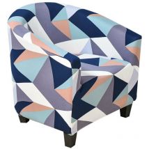 Mowze - PinkExtendable Convertible Armchair Cover,Easy to Install and Wash, Chair Cover with Armrests Armchair Cover for Counter Bar Living Room