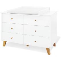 Commode à langer 'Pan' extra large - blanc - Pinolino