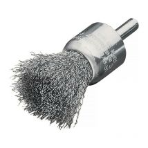 Pinselbürste ø 17 mm Schaft 6 mm Drahtstärke 0,3 mm Stahl 20000 min-¹