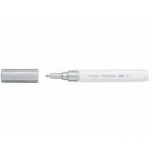 Pilot - Pintor Pintor Fine Bullet Tip Paint Marker 2.9mm Silver (Single Pen) 49025 - Silver