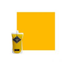 Pintura acrílica lavable satinada Barbouille Para paredes, techos, muebles y madera - 1L - Amarillo Akhenaton
