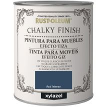 Rust-oleum - xylazel chalky muebles 125ml azul intenso lata , Rust Oleum Chalky Finish Pintura para Muebles Xylazel. Pintura al agua para muebles