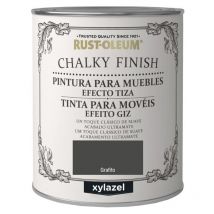 Xylazel chalky muebles 750ml grafito lata , Rust Oleum Chalky Finish Pintura para Muebles Xylazel. Pintura al agua para muebles efecto tiza. Es una