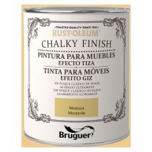 Rust-oleum - chalky finish muebles mostaza 0,750l 5397515 bruguer