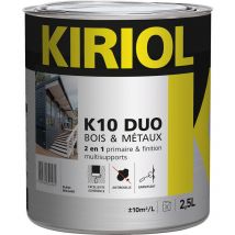 Kiriol - Pintura antioxidante K10 Duo comus Blanco Brillante 2,5L - A005355