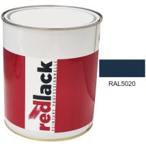 Redlack - Pintura Azul océano ral 5020 Satinado multisoporte 3L Rojizo
