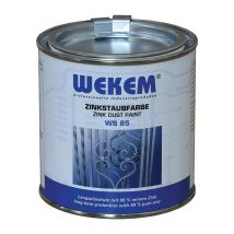Wekem - Pintura de polvo de zinc WS85 gris oscuro metalizado ma 800g lata (Por 12)