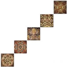 WD - Pintura decorativa en mdf de 5 piezas.
