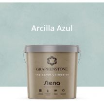 Pintura Ecológica interior Efecto limewash Base Cal siena Color arcilla azul 12L