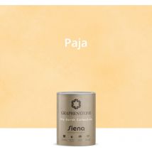 Pintura Ecológica interior Efecto limewash Base Cal siena Color paja 1L