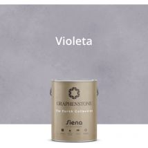 Pintura Ecológica interior Efecto limewash Base Cal siena Color violeta 4L