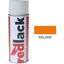 Redlack - Pintura en spray Amarillo anaranjado ral 2000 Brillo multisoporte