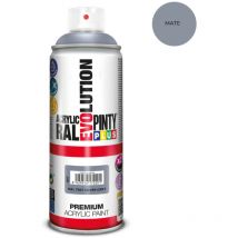Pintura En Spray Acrílica 520cc Acabado Mate Ral7001 Gris Plata Pinty plus