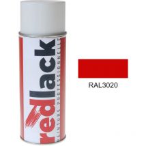 Pintura en spray Rojo tráfico ral 3020 Multisoporte mate Redlack