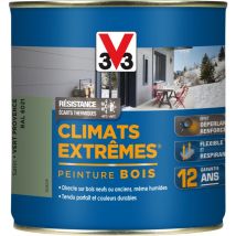 V33 - Pintura para madera exterior Extreme Climats verde Provenza satinado 0,5 l