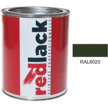 Pintura Óxido crómico verde RAL 6020 Satinado multisoporte 1L Rojizo