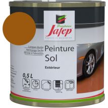 Pintura para suelos rojo óxido Jafep 0,5 l