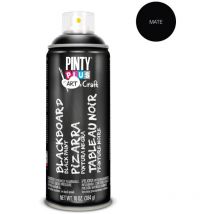 Pintura En Spray 520cc Negro Pizarra Mate Pintyplus