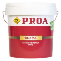Proa - pintura plástica exterior mate antiverdin. mat, san sebastián 15lts - san sebastián